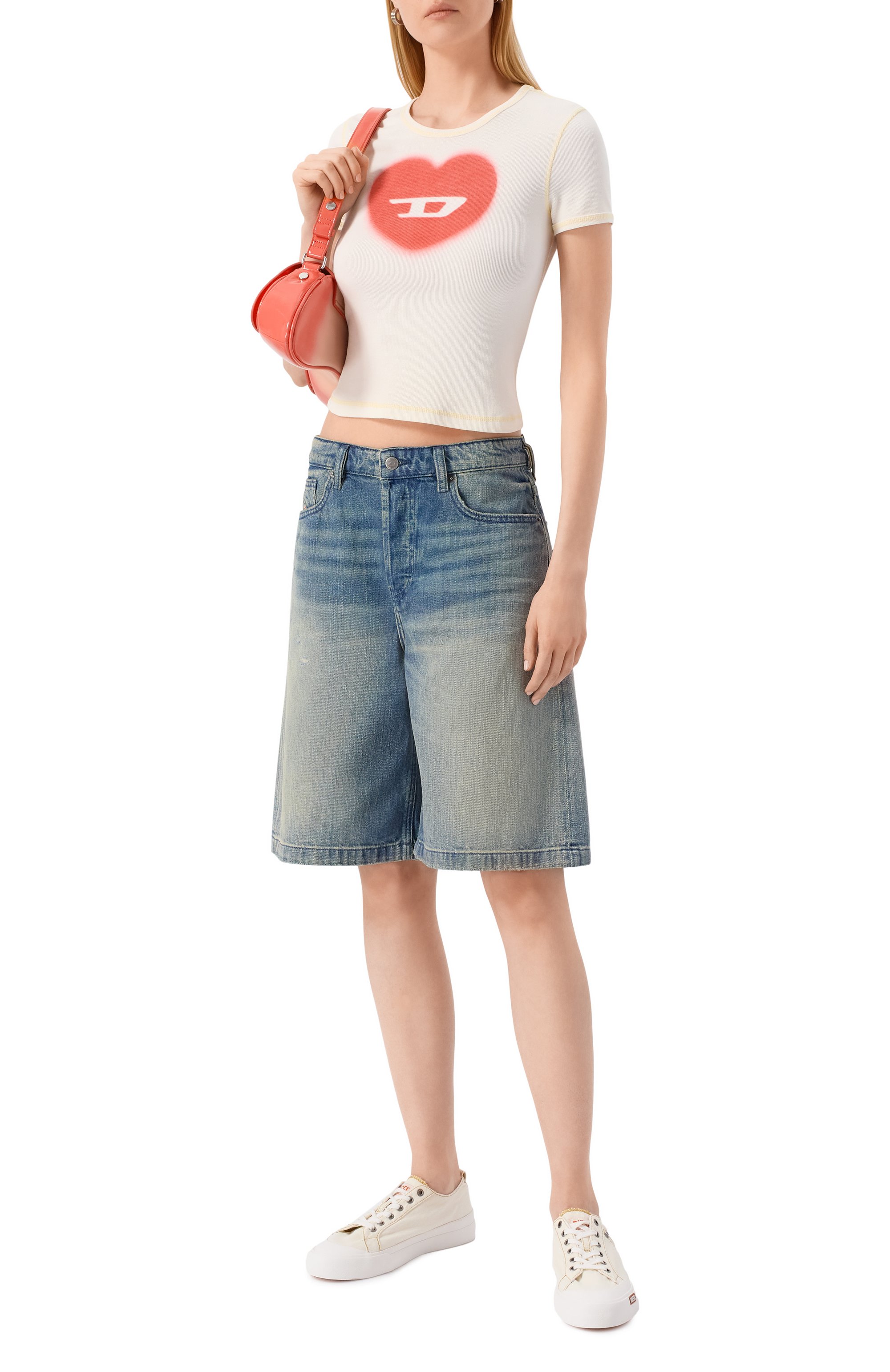 Джинсовые шорты DIESEL, арт. A14051/0DBEC, фото 2