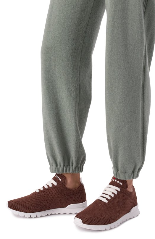 Текстильные кроссовки Kiton DSSFITSN0084753 Коричневый  DSSFITSN0084753 Фото 2