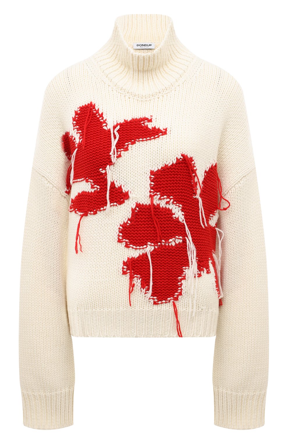 Свитер DONDUP кремового цвета по цене 49950 руб., арт. DT351/M00948D, фото 1 Свитер DONDUP, арт. DT351/M00948D, фото 1