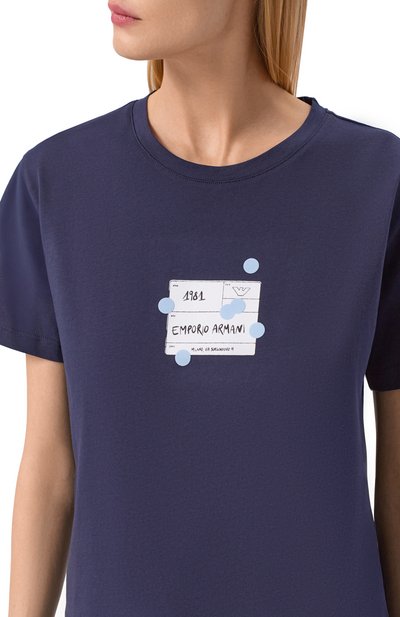 Хлопковая футболка EMPORIO ARMANI, арт. EW003593/AF12597, фото 5