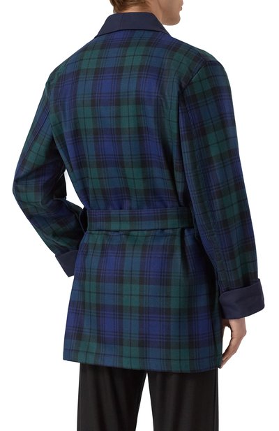 Шерстяной халат DEREK ROSE, арт. 5550/TART001, фото 4