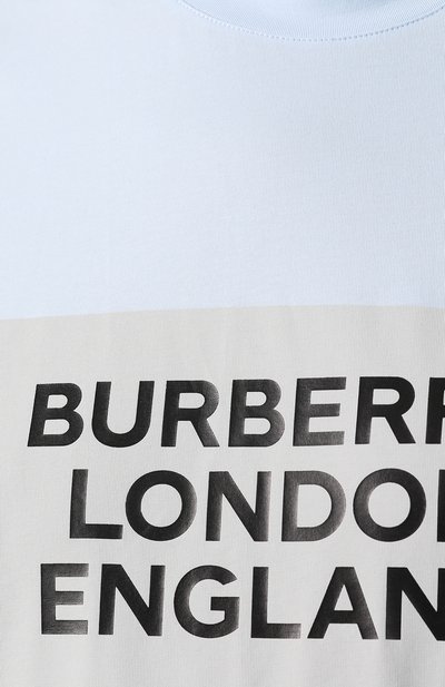 Хлопковая футболка BURBERRY, арт. 8026475, фото 5