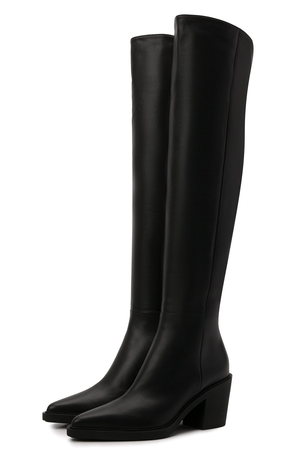 Кожаные ботфорты GIANVITO ROSSI, арт. G80338.60G0M.VGINER0, фото 1