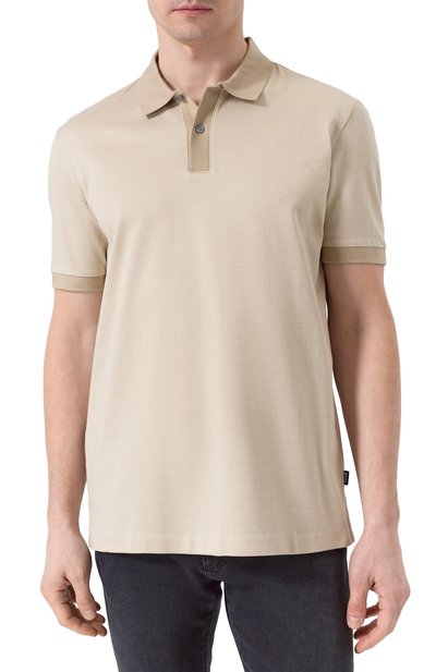 Хлопковое поло BOSS, арт. 50532246, фото 3