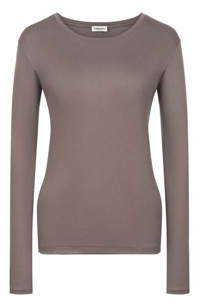 Женская хлопковый лонгслив ZIMMERLI, арт. 286-53026