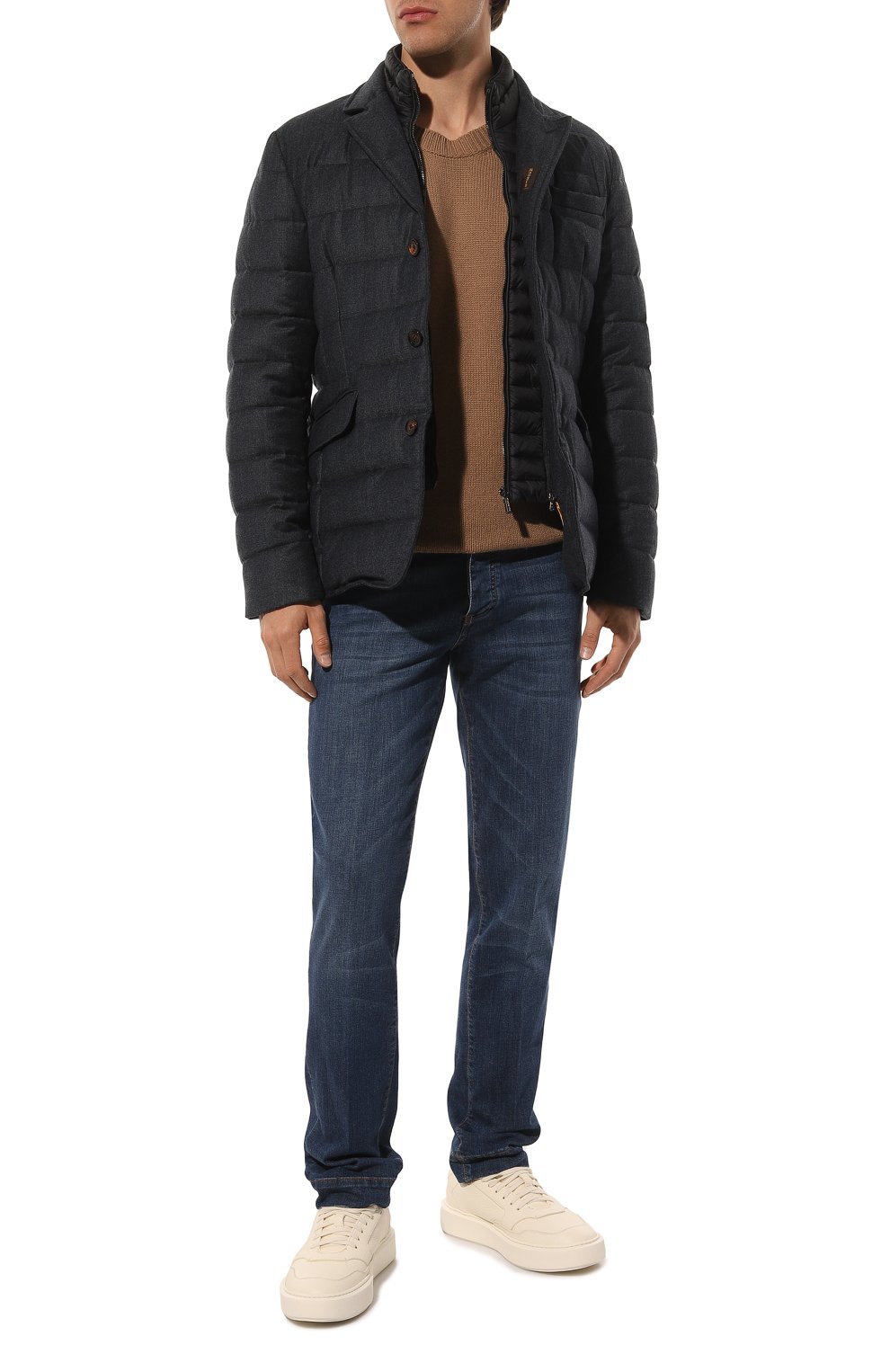 Пуховая куртка nomos-ff MOORER темно-синего цвета по цене 215000 руб., арт. MOUGI100246 TEPA240 NOMOS-FF, фото 2 Пуховая куртка nomos-ff MOORER, арт. MOUGI100246 TEPA240 NOMOS-FF, фото 2