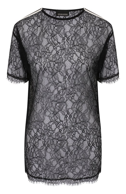 

Кружевной топ Ermanno Ermanno Scervino, Чёрный
