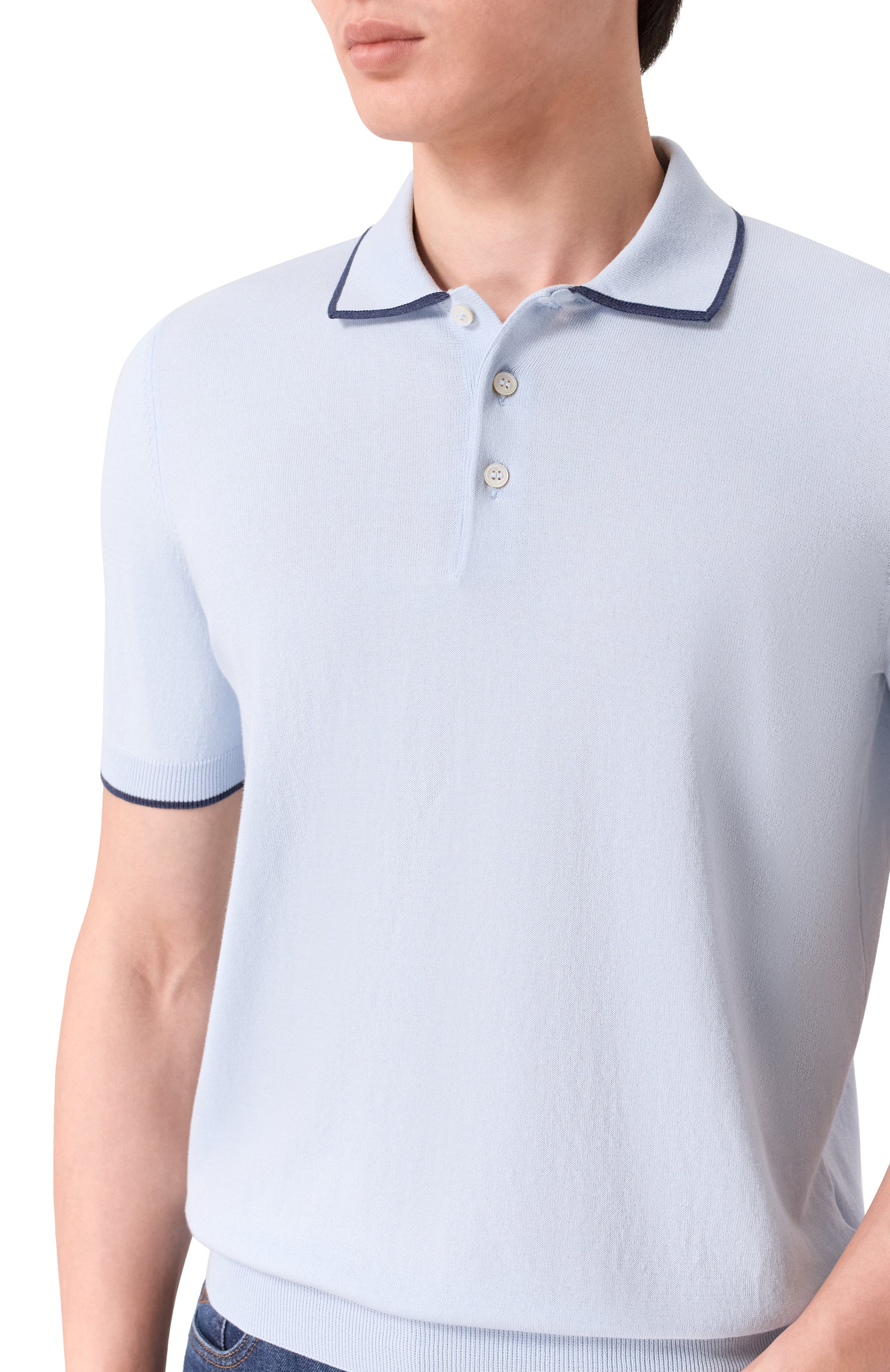 Хлопковое поло GRAN SASSO, арт. 57175/20613, фото 5