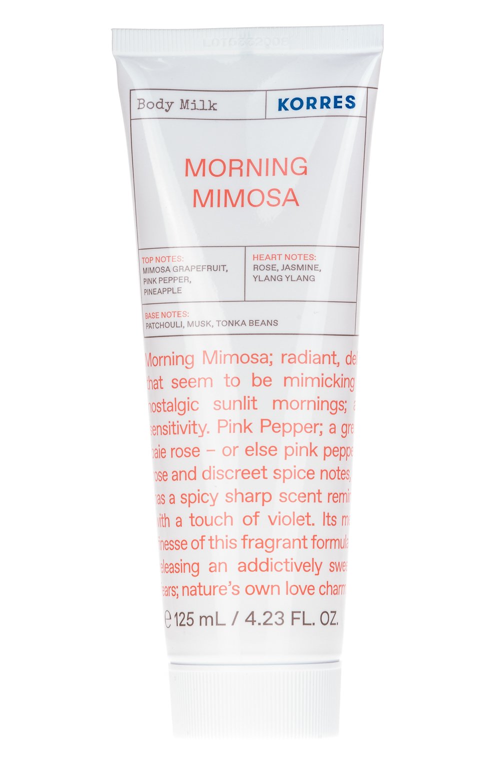 Молочко для тела "утренняя мимоза" (125ml) KORRES, арт. 5203069092367, фото 1