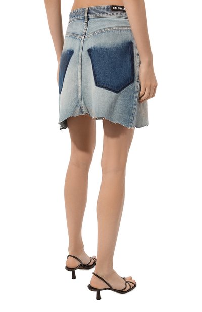 Джинсовая юбка BALENCIAGA, арт. 750959/TDW14, фото 4