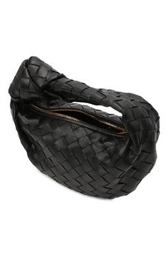 Женская сумка jodie mini BOTTEGA VENETA черного цвета, арт. 651876/VCPP5 | Фото 5 (Сумки-технические: Сумки top-handle; Материал: Натуральная кожа; Материал сплава: Проставлено; Размер: mini; Драгоценные камни: Проставлено)