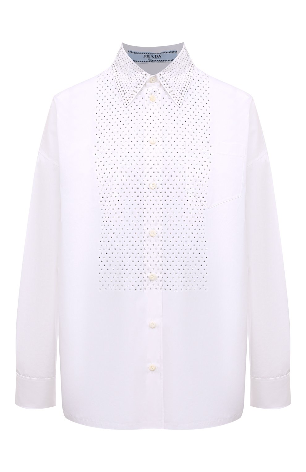 Хлопковая рубашка PRADA, арт. P449FR-10CI-F0009-221, фото 1