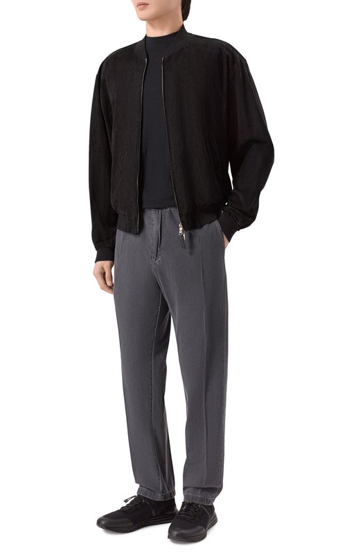 Комбинированные кроссовки Stefano Ricci UV689G6524/TWMSDP Чёрный  UV689G6524/TWMSDP Фото 2