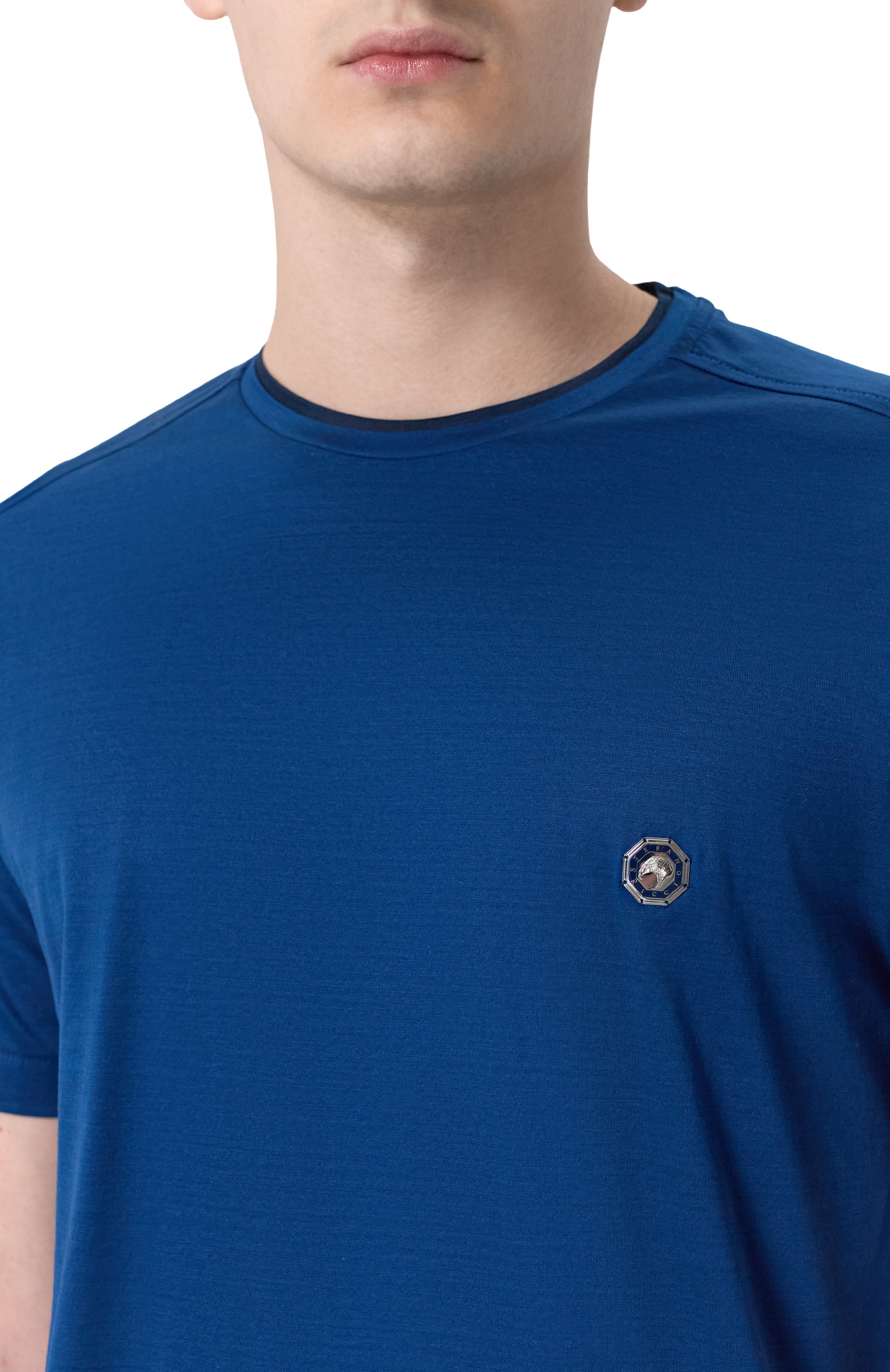 Хлопковая футболка STEFANO RICCI, арт. MNH6105000/TE0001, фото 5