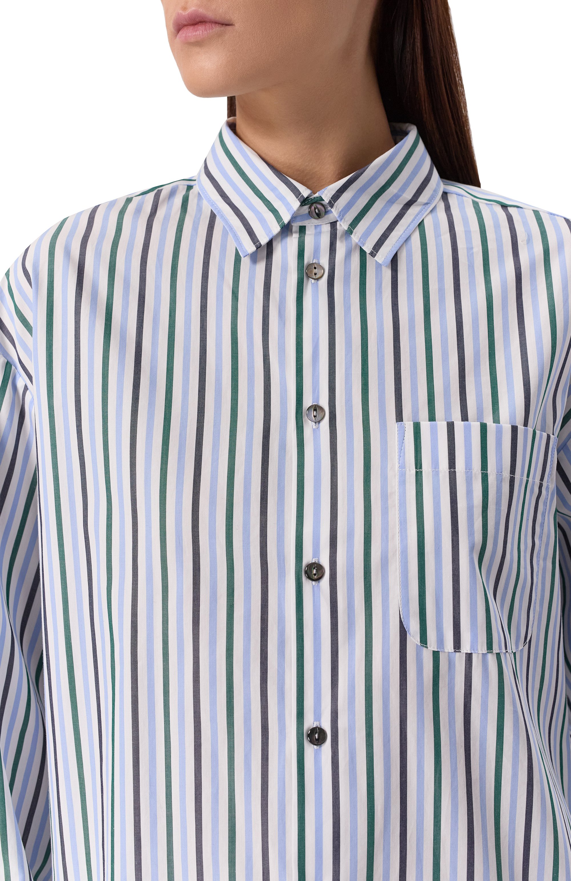 Хлопковая рубашка A.P.C., арт. C0HEI-F12605, фото 5