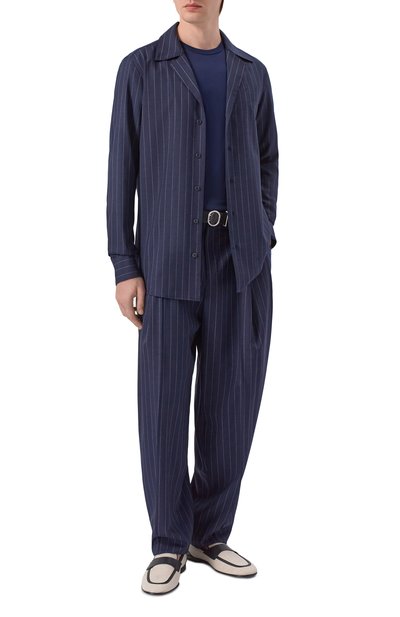 Шерстяные брюки DOLCE & GABBANA, арт. GP1B9T/FR23B, фото 2