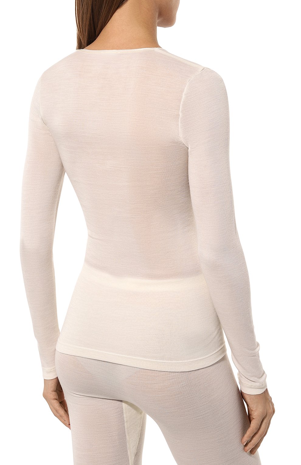 Лонгслив из шерсти и шелка HANRO, арт. 071418, фото 4