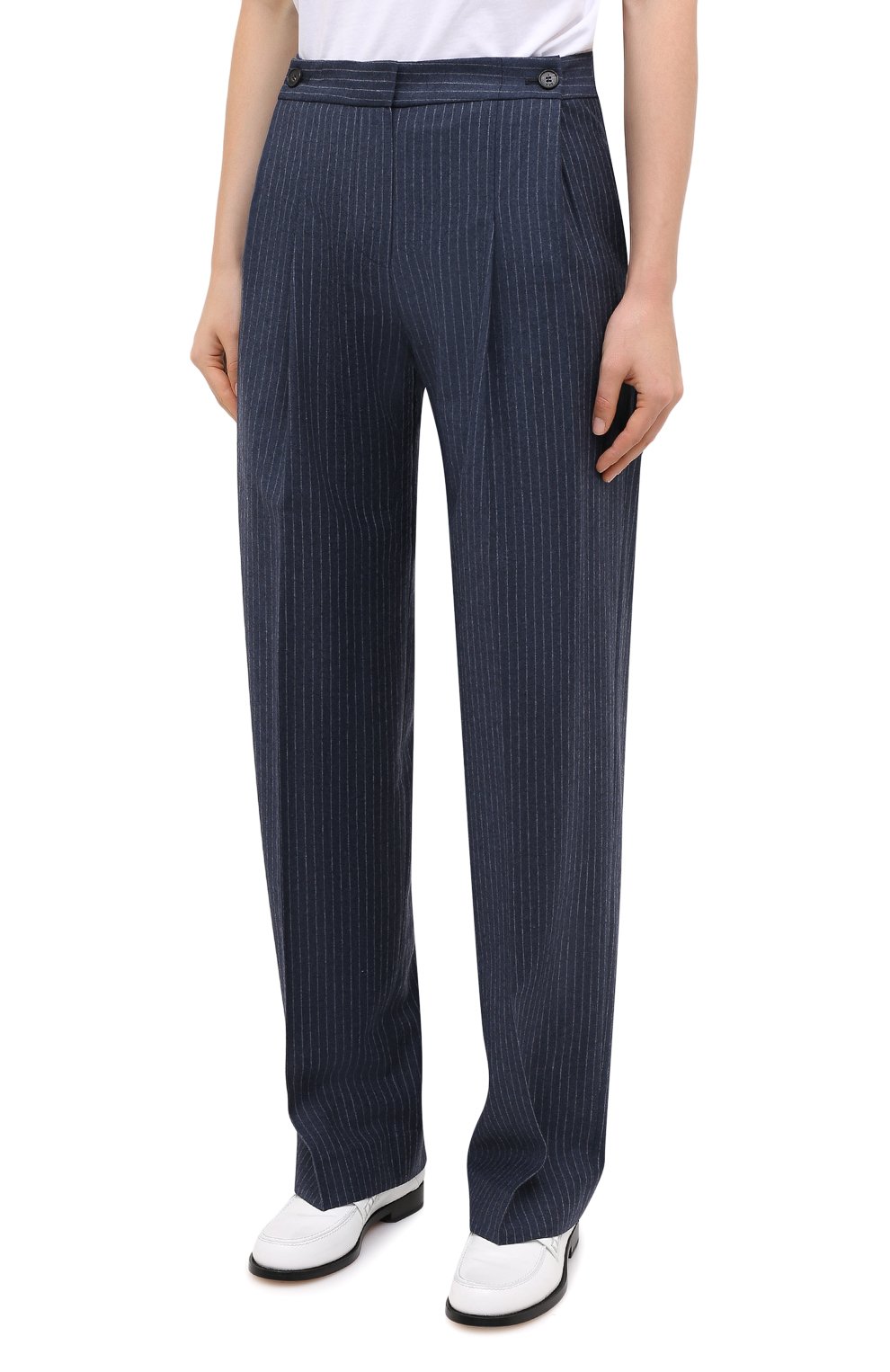 Шерстяные брюки VICTORIA, VICTORIA BECKHAM, арт. 2320WTR001632B, фото 4