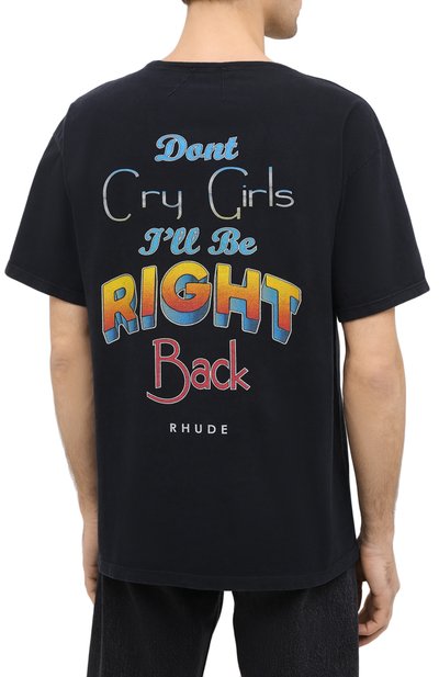 Хлопковая футболка RHUDE, арт. RHU08PF20013, фото 4