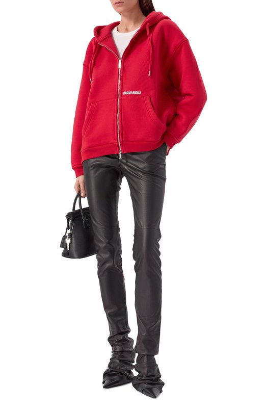 Хлопковая толстовка Dsquared2 S75HG0115/D25027 Красный  S75HG0115/D25027 Фото 2