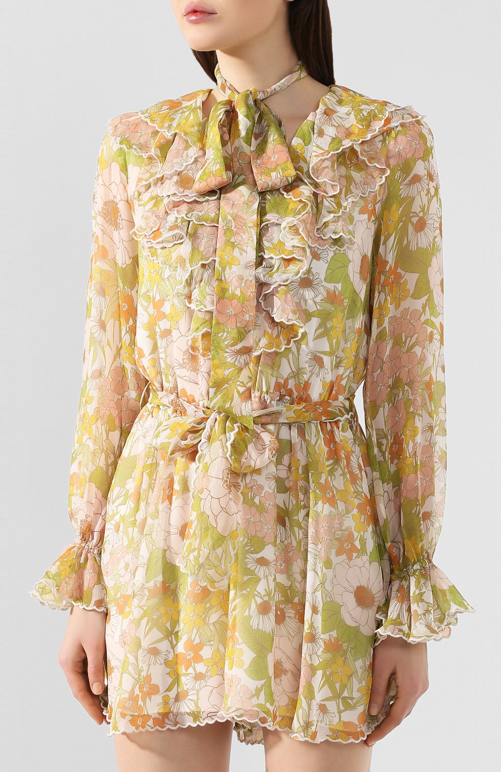 Шелковый комбинезон ZIMMERMANN, арт. 7592YSUP, фото 3