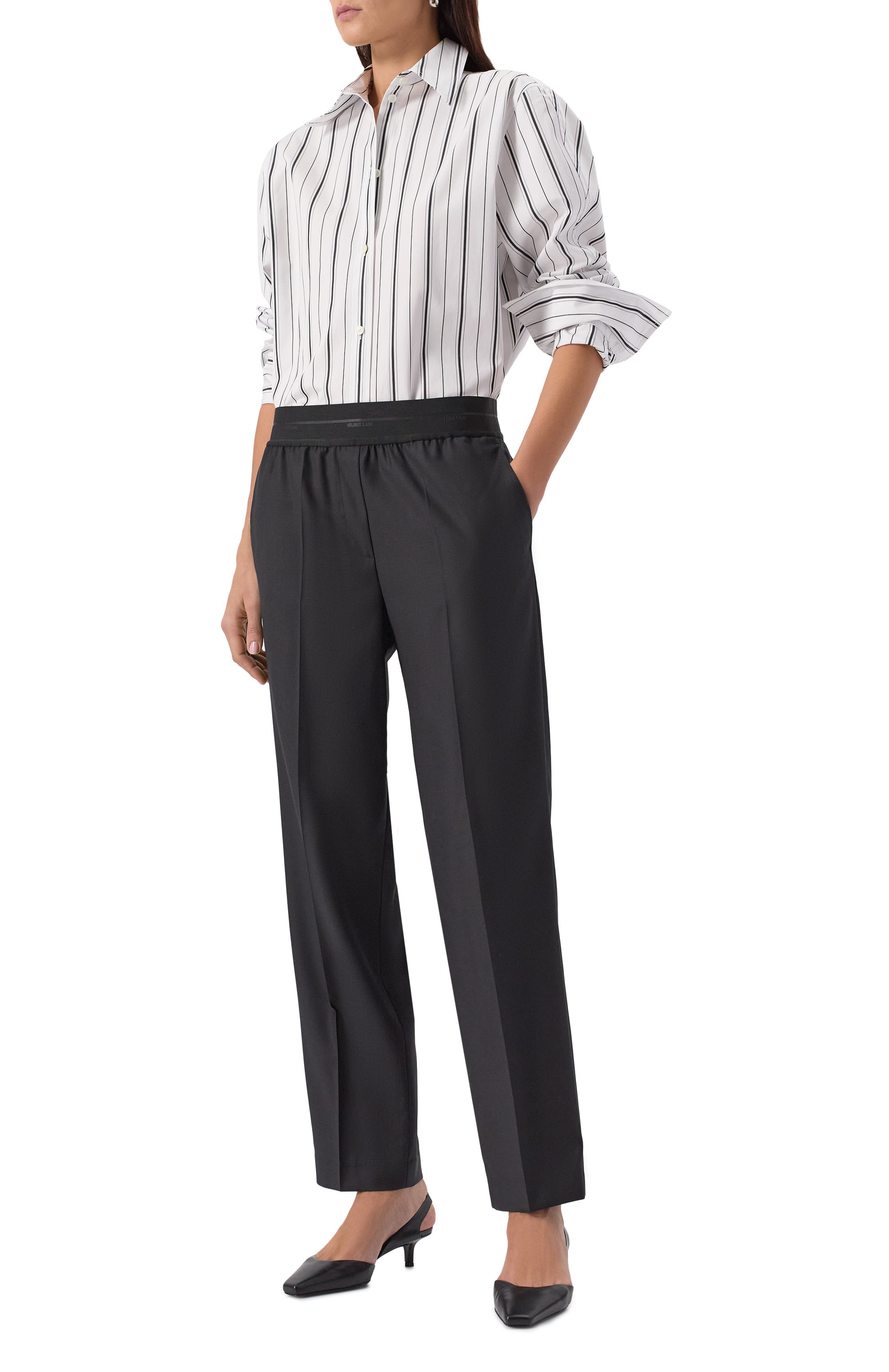 Шерстяные брюки HELMUT LANG, арт. P02HW203, фото 2