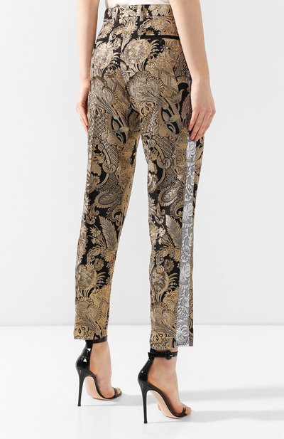 Жаккардовые брюки DOLCE & GABBANA, арт. FTBJCT/HJMAH, фото 4