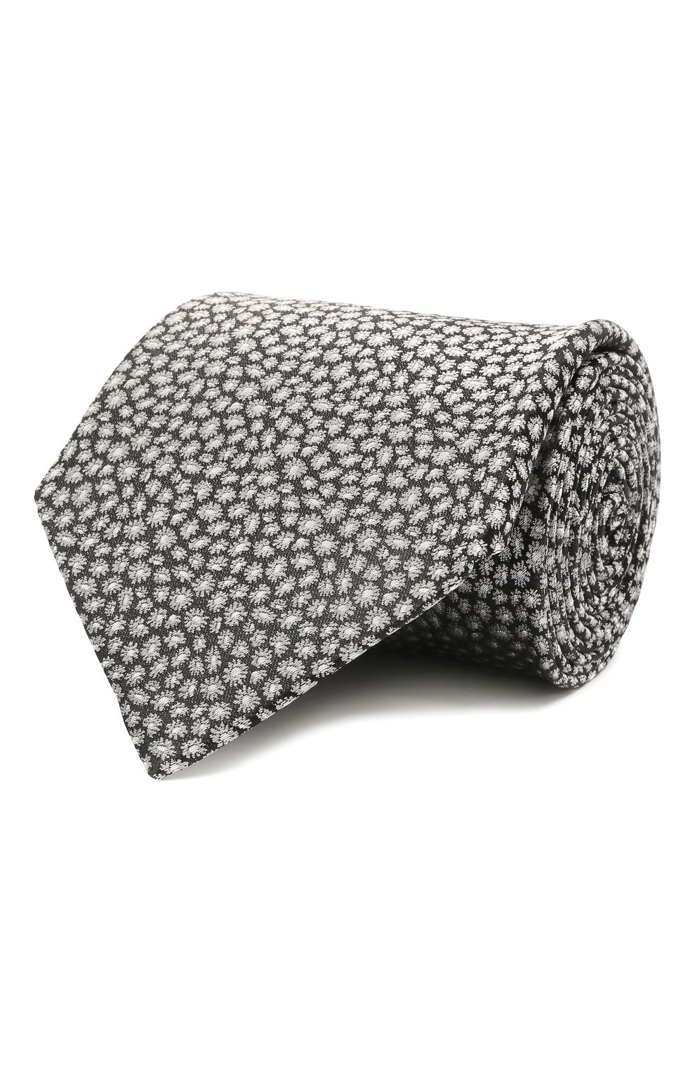 Шелковый галстук LANVIN серого цвета по цене 12600 руб., арт. 2230/TIE, фото 1 Шелковый галстук LANVIN, арт. 2230/TIE, фото 1