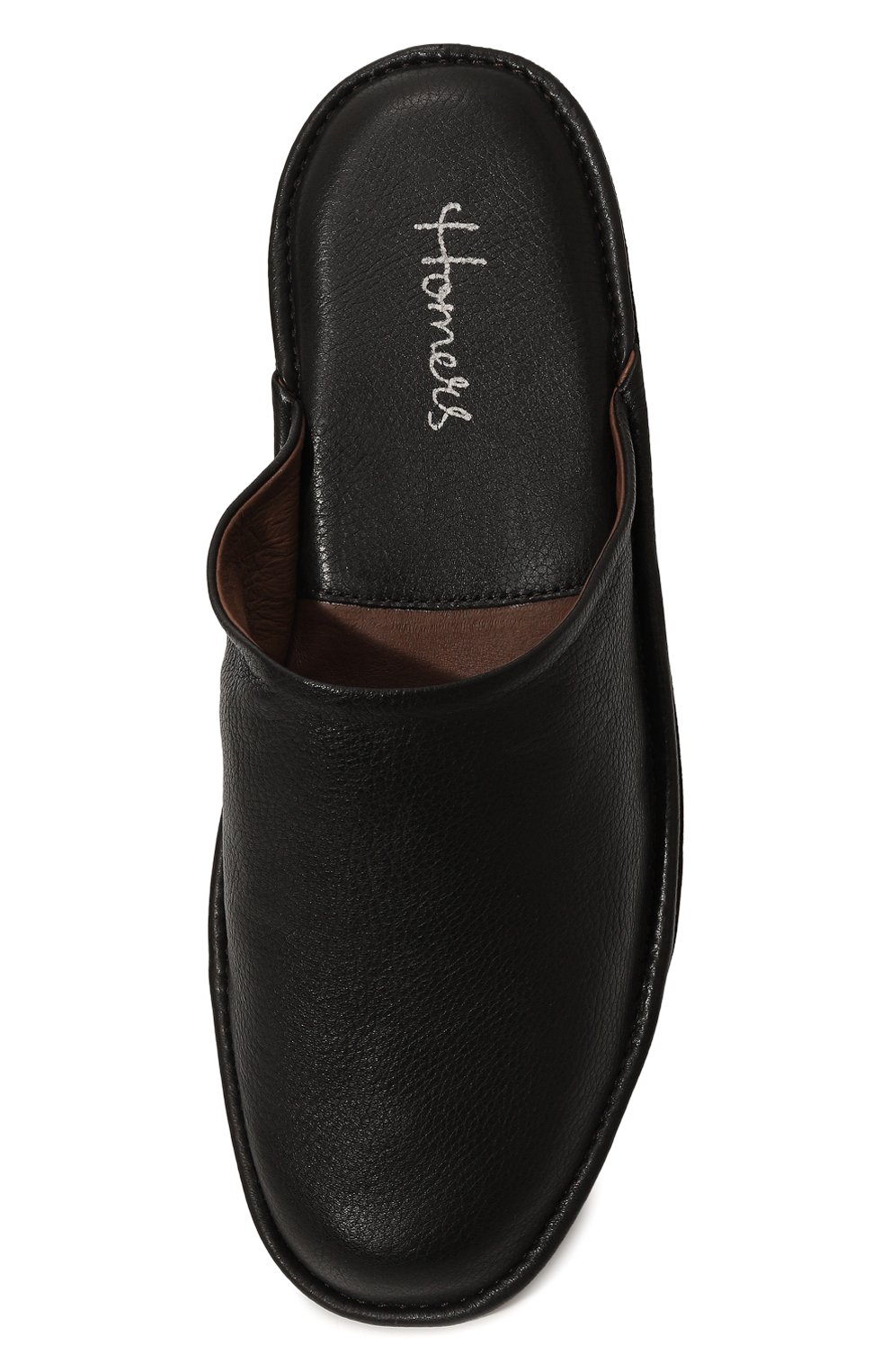 Кожаные домашние туфли HOMERS AT HOME, арт. 12045/BUFALIN0, фото 6