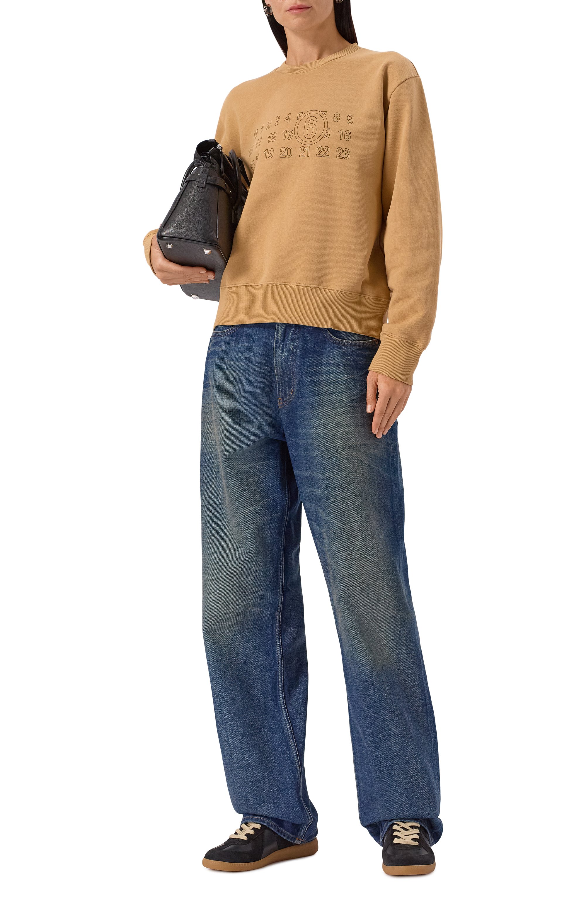 Хлопковый свитшот MM6, арт. S52GU0248/M25025, фото 2