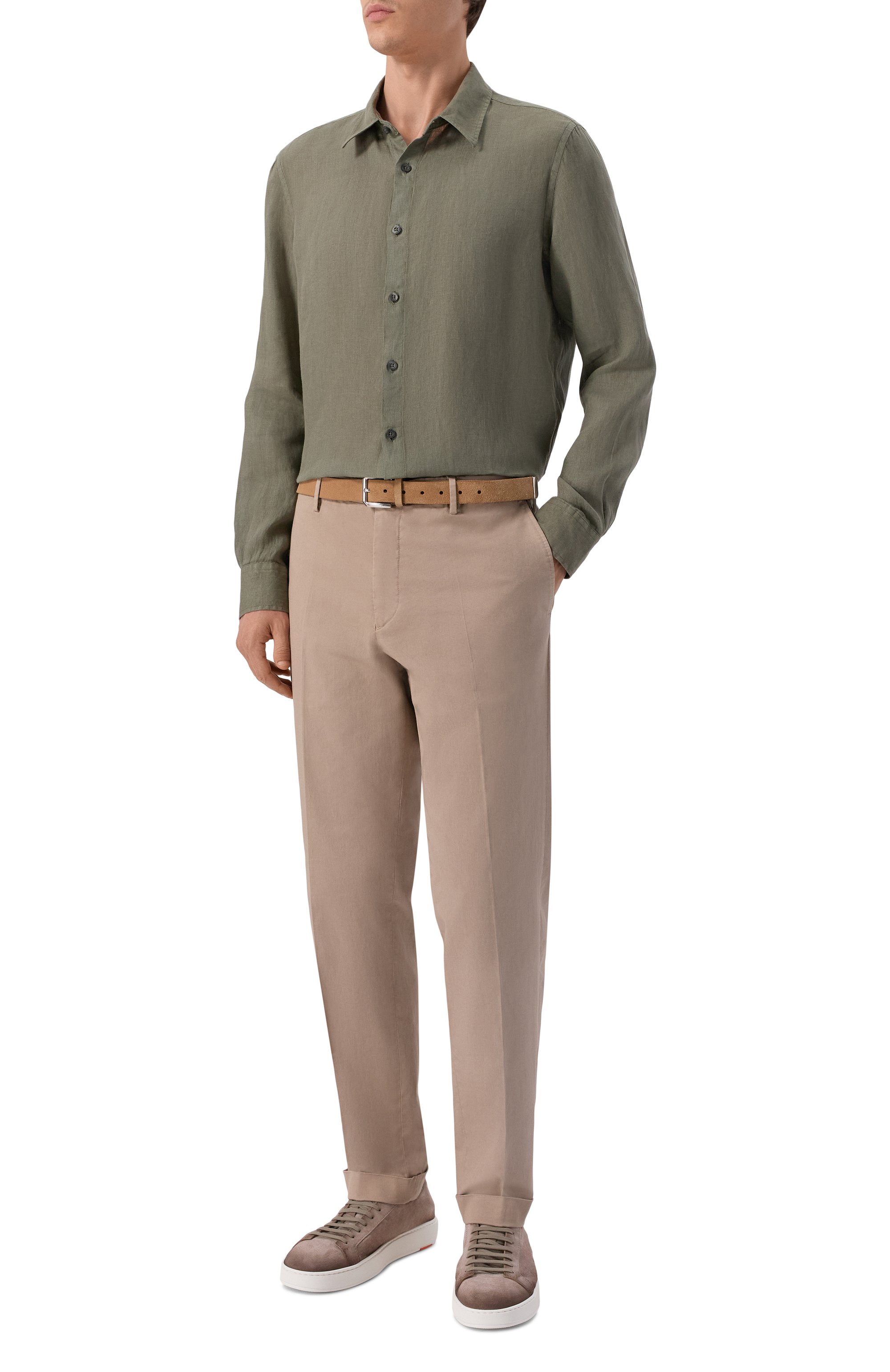 Льняная рубашка 120% LINO, арт. 33ALIM1PKA/0115/000, фото 2