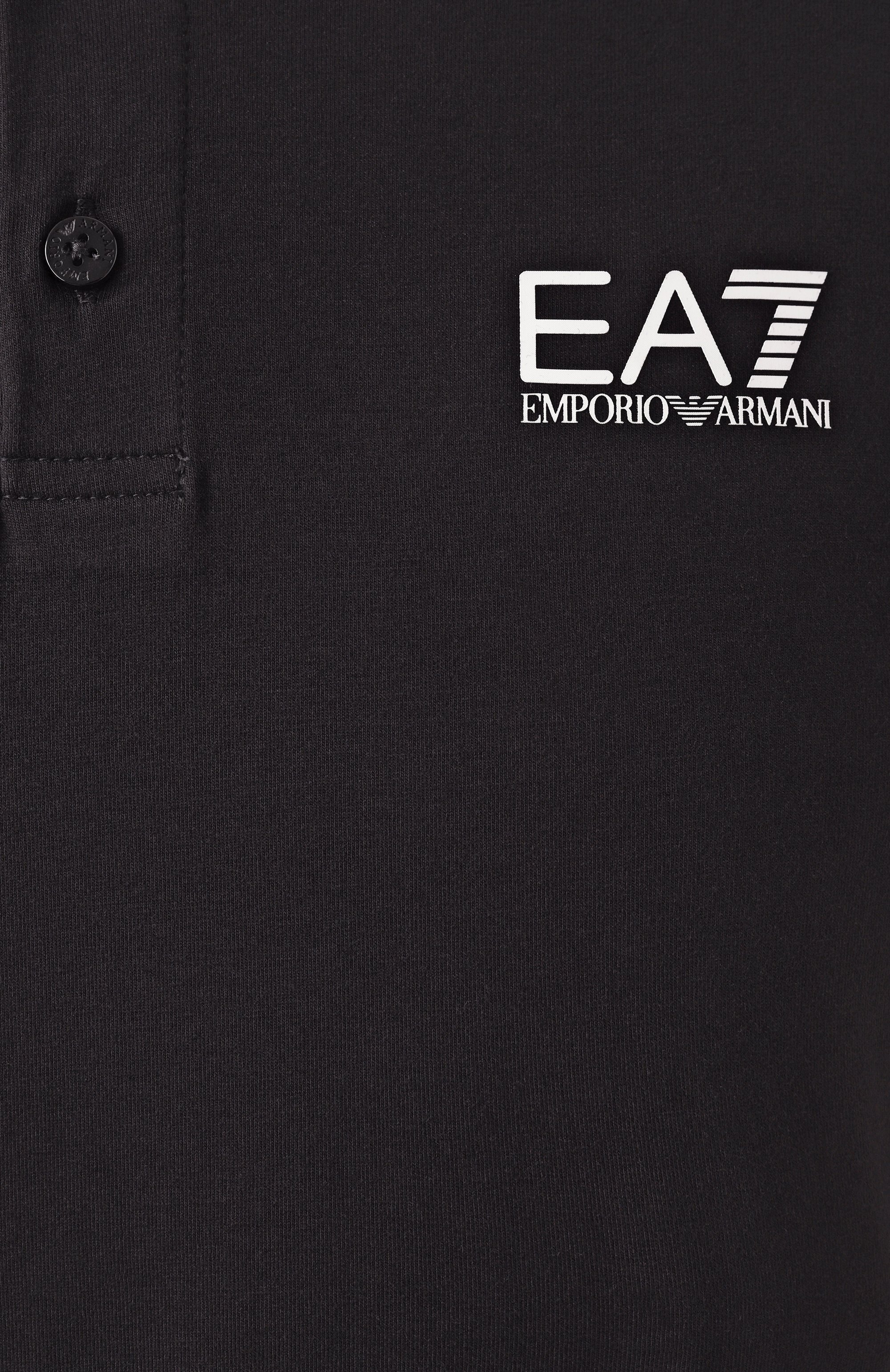 Хлопковое поло EA7, арт. 8NPF14/PJVQZ, фото 6