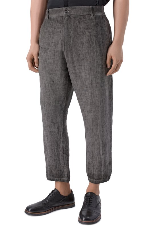 Льняные брюки Never Enough 2B5M047-060/MPA011 Серый  2B5M047-060/MPA011 Фото 3