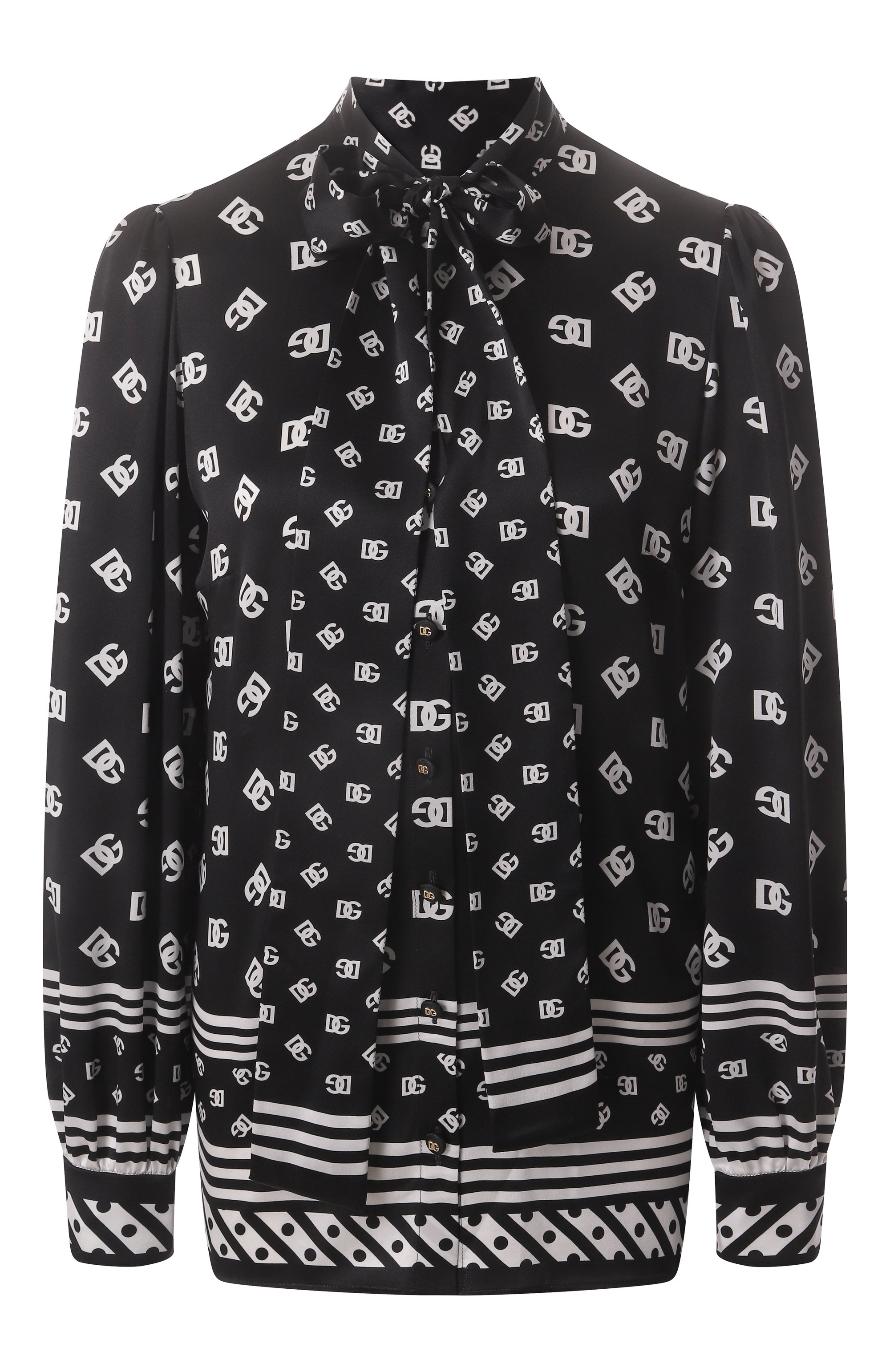 Шелковая блузка DOLCE & GABBANA, арт. F5T41T/HI1X1, фото 1