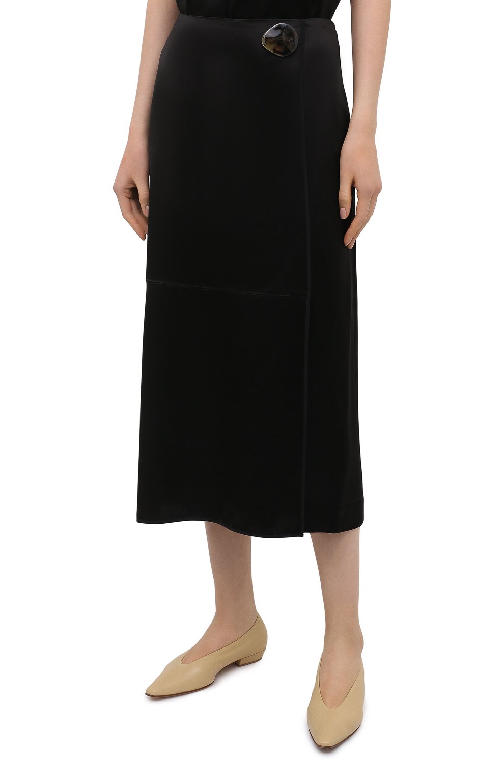 Юбка BY MALENE BIRGER черного цвета по цене 32550 руб., арт. Q69248007/C0RIS., фото 3 Юбка BY MALENE BIRGER, арт. Q69248007/C0RIS., фото 3
