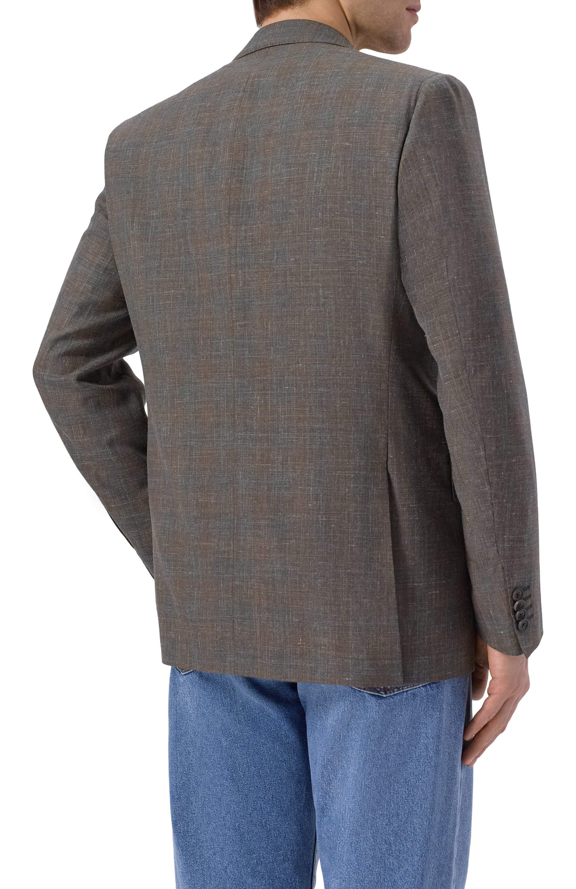 Пиджак из шерсти и льна CORNELIANI, арт. 276008/2716311, фото 4