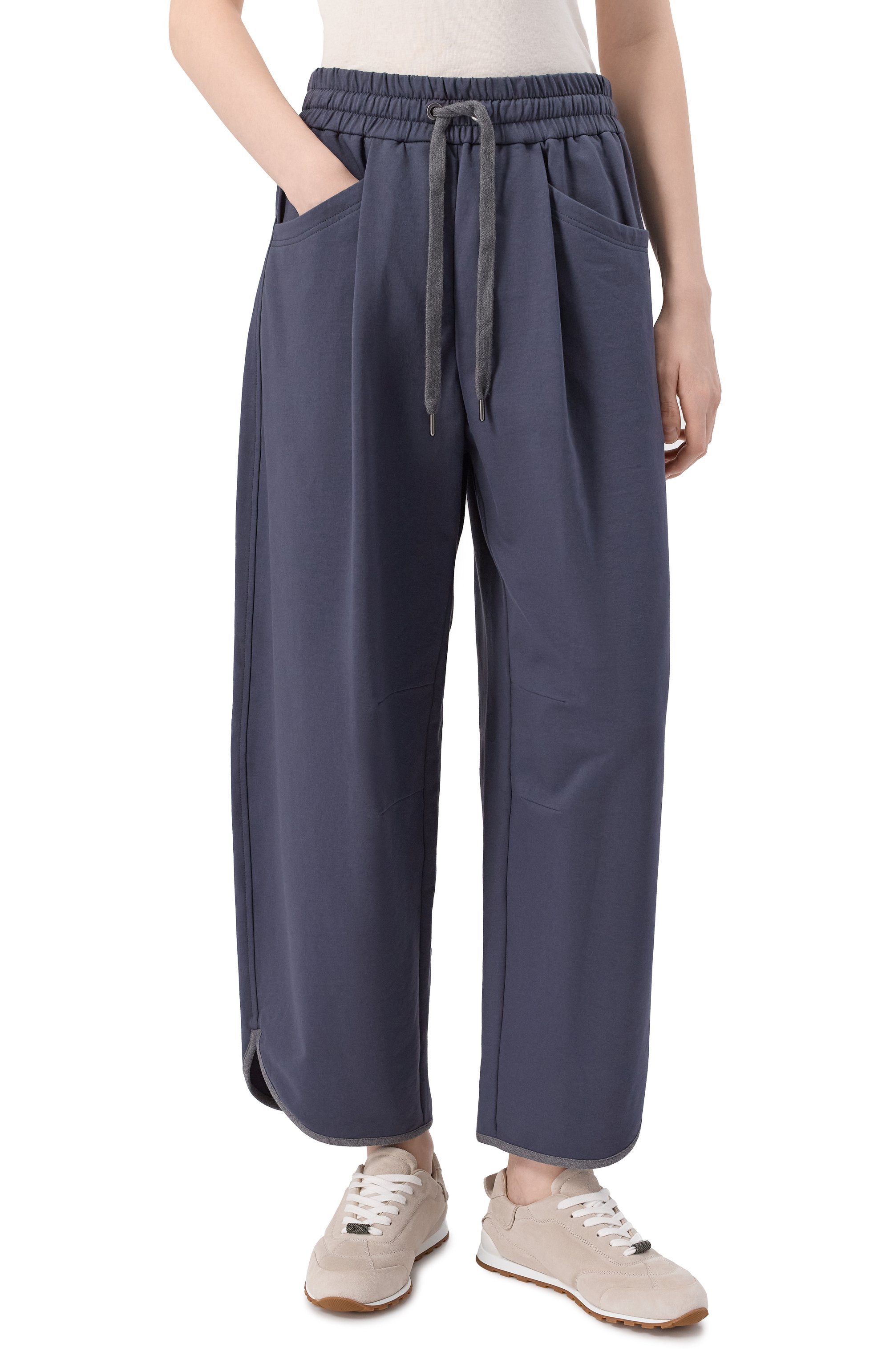 Хлопковые брюки BRUNELLO CUCINELLI, арт. MH827S0599, фото 3