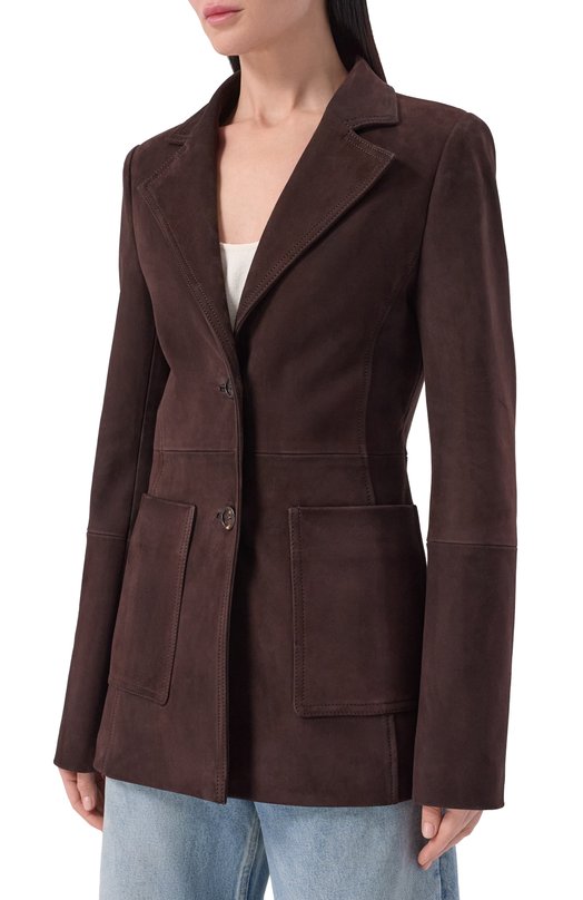 Замшевый жакет Bats BNE_BB_150 Коричневый  BNE_BB_150 Фото 3