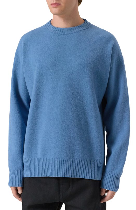 Шерстяной джемпер Jil Sander J21GP0003/J14603 Голубой  J21GP0003/J14603 Фото 3