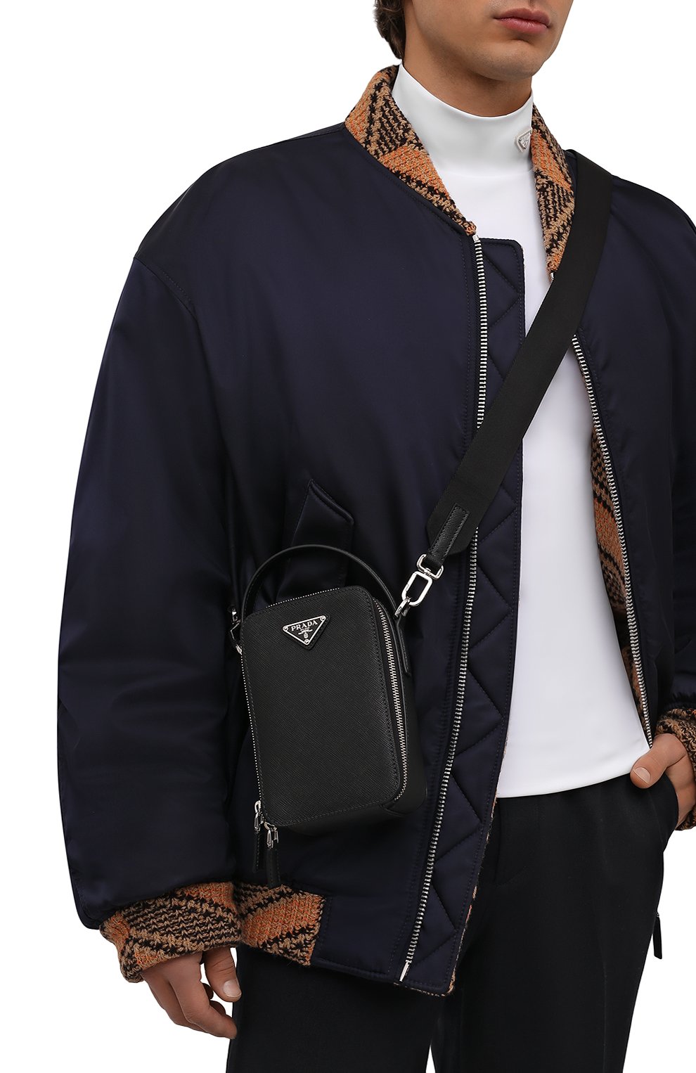 Кожаная сумка PRADA, арт. 2VH067-9Z2-F0002-NOM, фото 2