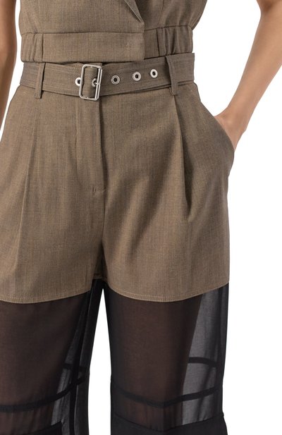 Брюки из шерсти и хлопка PINKO, арт. 104908/A2HC, фото 5