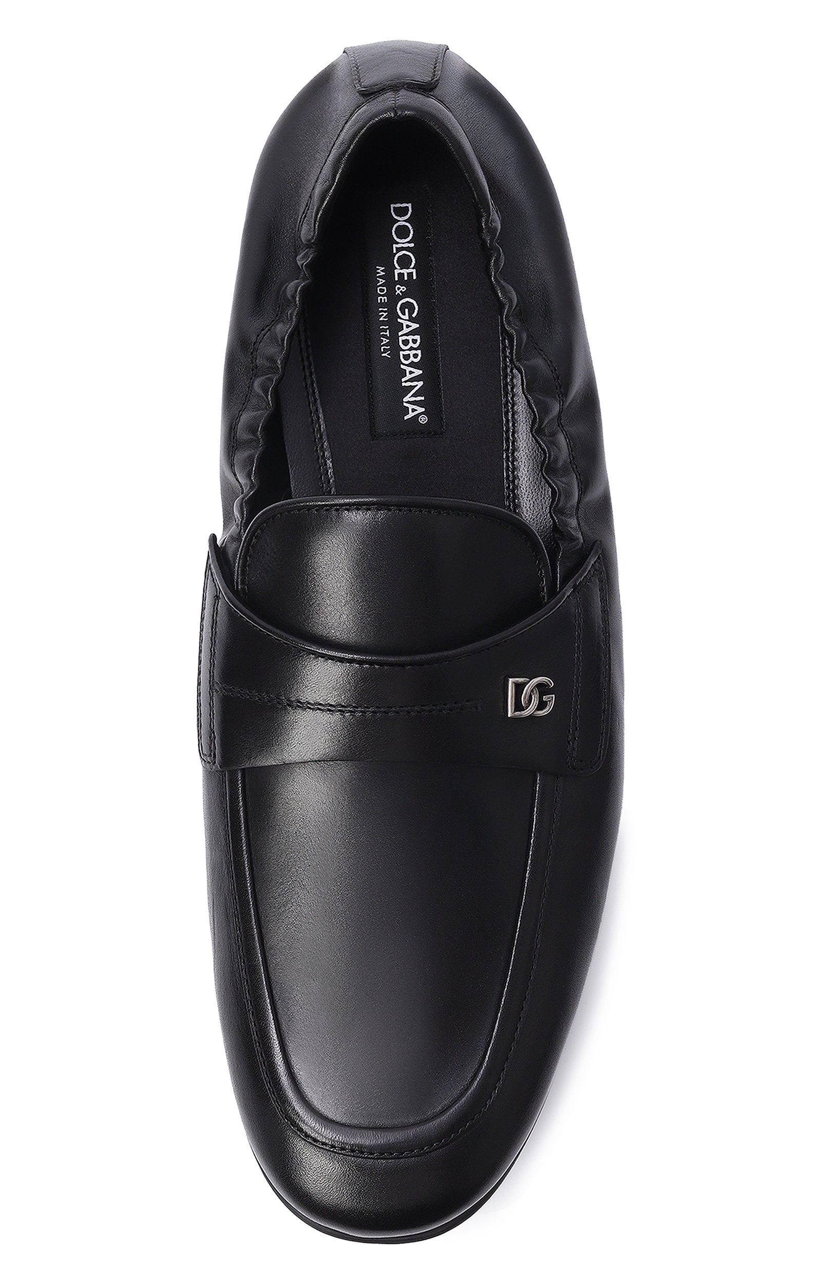 Кожаные лоферы ariosto DOLCE & GABBANA черного цвета по цене 89950 руб., арт. A50790/A0374, фото 5 Кожаные лоферы ariosto DOLCE & GABBANA, арт. A50790/A0374, фото 5