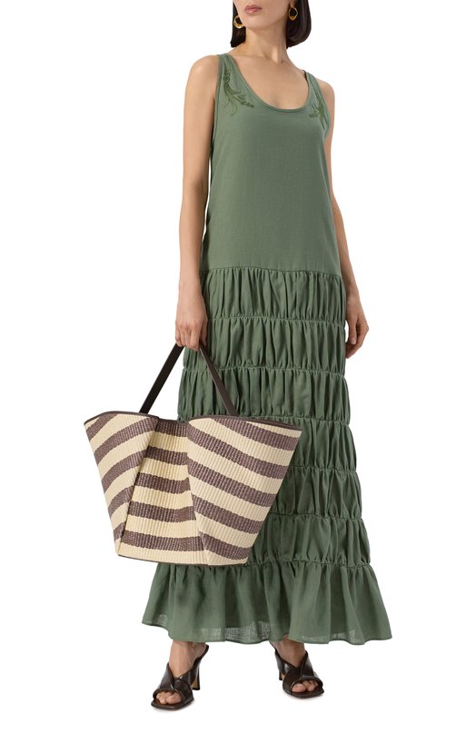 Сумка-тоут Marina large Brunello Cucinelli MB91D2691P Бежевый  MB91D2691P Фото 7
