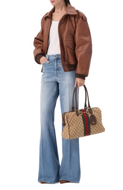 Сумка borsetto large GUCCI бежевого цвета по цене 446500 руб., арт. 866734/FAFV9, фото 3 Сумка borsetto large GUCCI, арт. 866734/FAFV9, фото 3
