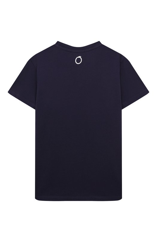Хлопковая футболка Trussardi junior Синий, фото 2