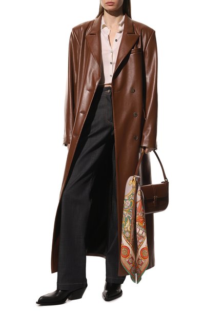 Шелковый платок time RADICAL CHIC оранжевого цвета по цене 17940 руб., арт. 443981.07.02, фото 3 Шелковый платок time RADICAL CHIC, арт. 443981.07.02, фото 3