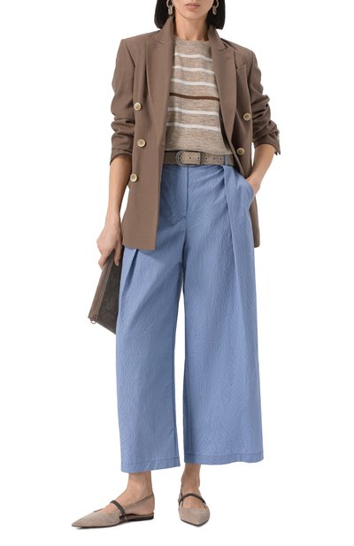 Хлопковые брюки BRUNELLO CUCINELLI, арт. MQ994HH289, фото 2