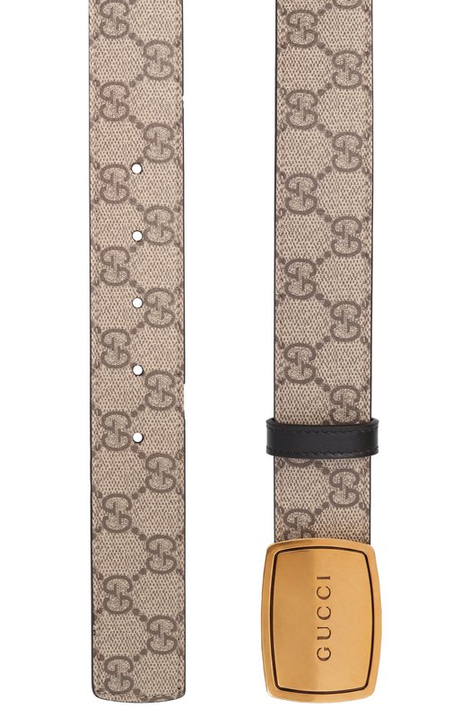 Двусторонний ремень Gucci 854832/FAFGJ Бежевый  854832/FAFGJ Фото 3