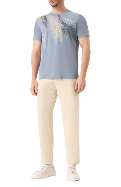 Хлопковая футболка CORNELIANI, арт. 25G589-2525065, фото 2