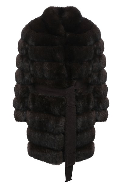 Женская шуба из меха соболя KITON, арт. D50584X04R72